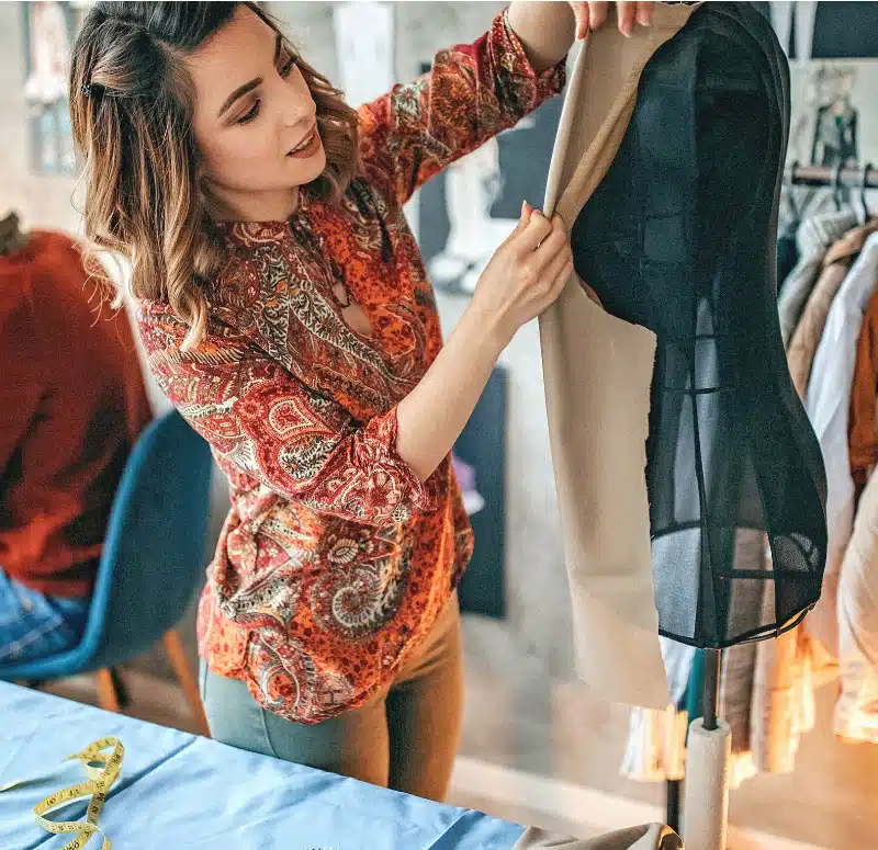 Small business owner in her shop